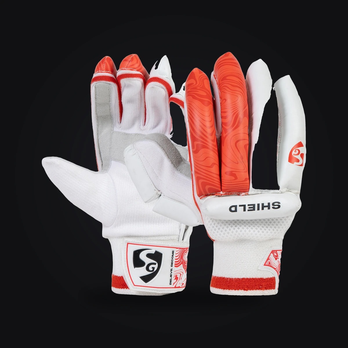 SG SHIELD BATTING GLOVES JUNIOR RH