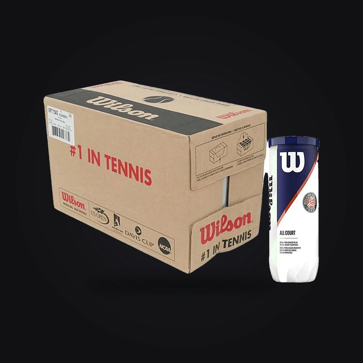 Wilson Roland Garros All Court Tennis Ball